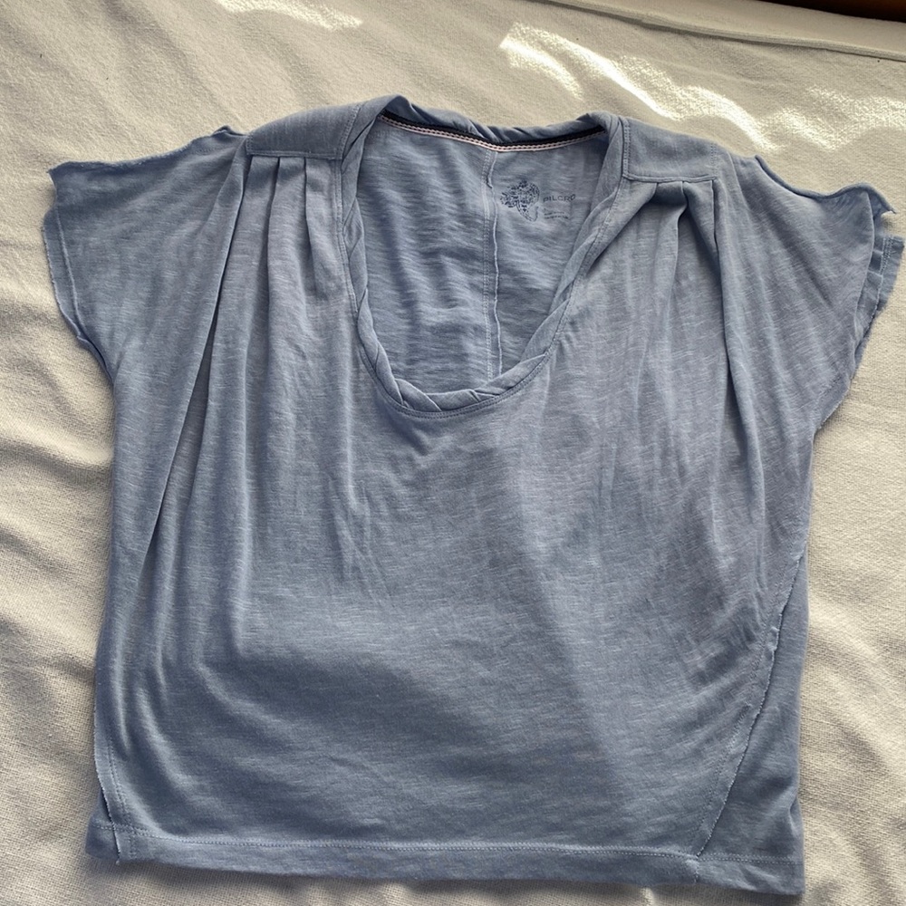 Pilcro easy blue top